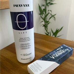 Pravana Zero Lift Creme Developer and Chromasilk Vivids Permanent Hair Color